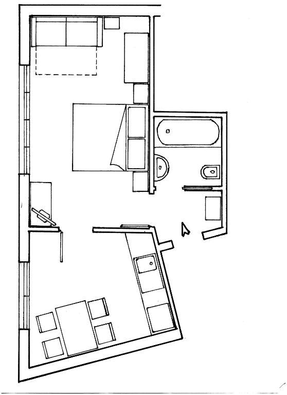 Apartments Orebitska Прага Номер фото